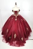 VESTIDO DE XV BURGUNDY CHF3106E18W35