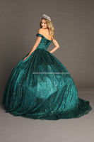 VESTIDO DE XV GREEN BT9013E19W35