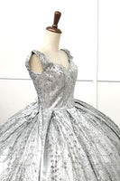 VESTIDO DE XV SILVER BT9013E18W35