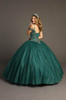 VESTIDO DE XV GREEN C1535E13W27