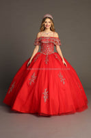 VESTIDO DE XV RED CHF3004E17W35