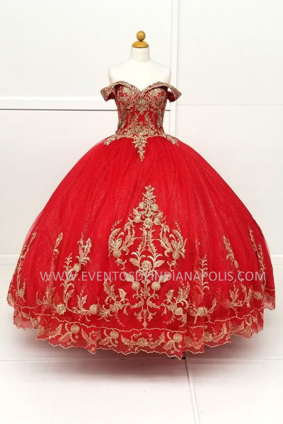 VESTIDO DE XV RED CHF3006E18W25