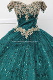 VESTIDO DE XV GREEN CHF3011E25W37