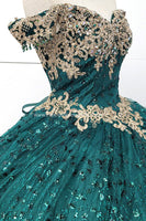 VESTIDO DE XV GREEN CHF3011E25W37