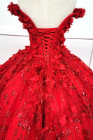 VESTIDO DE XV RED CHF3020E25W37