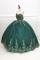 VESTIDO DE XV GREEN CHF3081E24W37