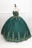 VESTIDO DE XV GREEN CHF3081E24W37