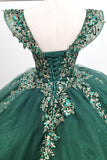 VESTIDO DE XV GREEN CHF3081E24W37