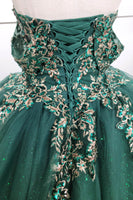 VESTIDO DE XV GREEN CHF3081E24W37