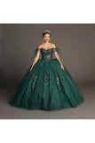 VESTIDO DE XV GREEN CHF3086E24W37