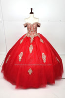 VESTIDO DE XV RED CHF3106E18W35