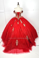 VESTIDO DE XV RED CHF3106E18W35