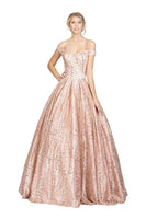 VESTIDO DE XV GOLD PINK BT9013E19W35